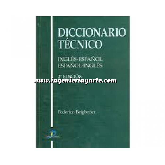 Imagen Diccionarios técnicos
 Diccionario técnico: inglés-español español-inglés