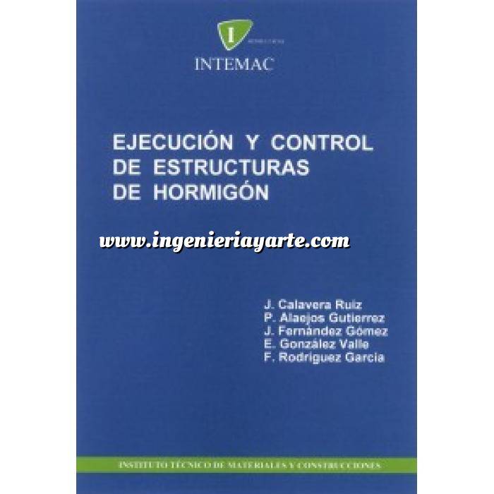 Imagen Estructuras de hormigón Ejecucion y control de estructuras de hormigón