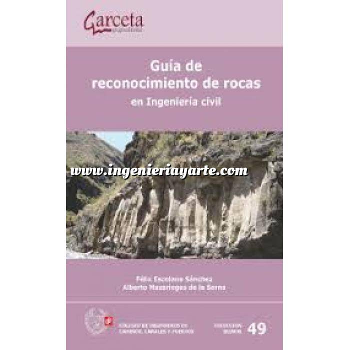 Imagen Geotecnia 
 Guía de reconocimiento de rocas en Ingenieria civil