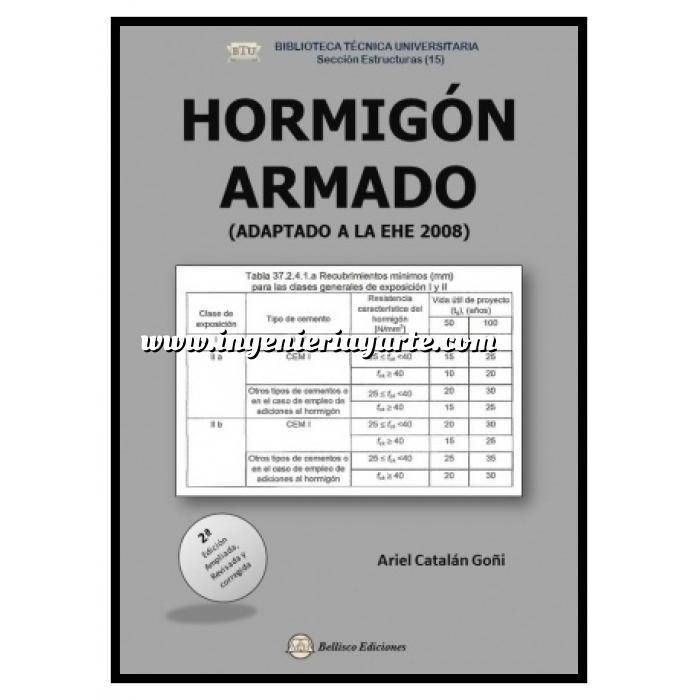 Imagen Hormigón armado
 Hormigón armado. Adaptado a la EHE-08