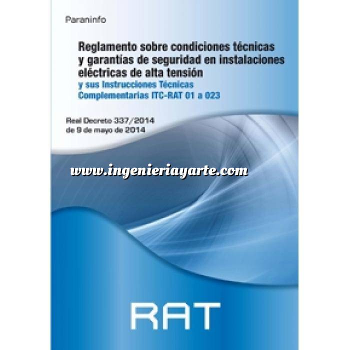 Imagen Instalaciones eléctricas de alta tensión RAT. Reglamento sobre condiciones técnicas y garantías de seguridad en instalaciones eléctricas de alta tensión 