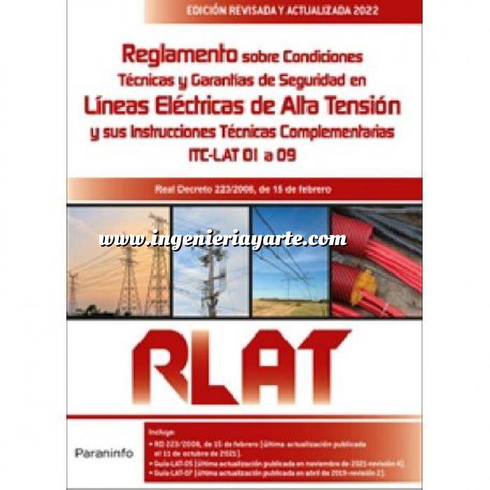 Imagen Instalaciones eléctricas de alta tensión Reglamento de Líneas Eléctricas de Alta Tensión. RLAT 