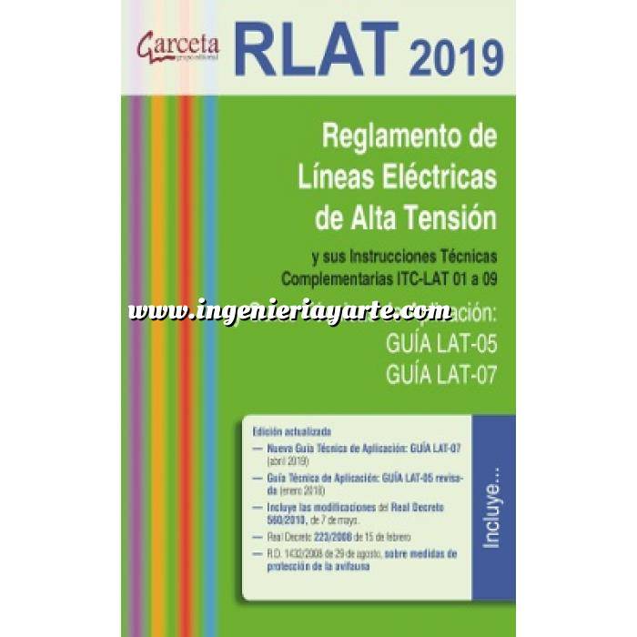 Imagen Instalaciones eléctricas de alta tensión Reglamento de líneas eléctricas de alta tensión. RLAT 2019.