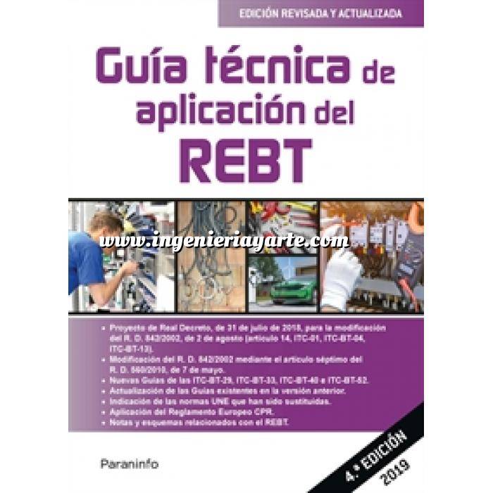 Imagen Instalaciones eléctricas de baja tensión Guía técnica de aplicación del REBT 4.ª edición 2019 