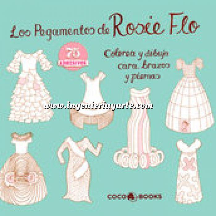 Imagen Moda
 Los pegamentos de Rosie Flo. Colorea y dibuja caras, brazos y piernas