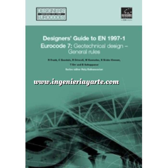 Imagen Normas UNE y eurocódigo Designers' Guide to EN 1997-1 Eurocode 7: Geotechnical Design - General Rules