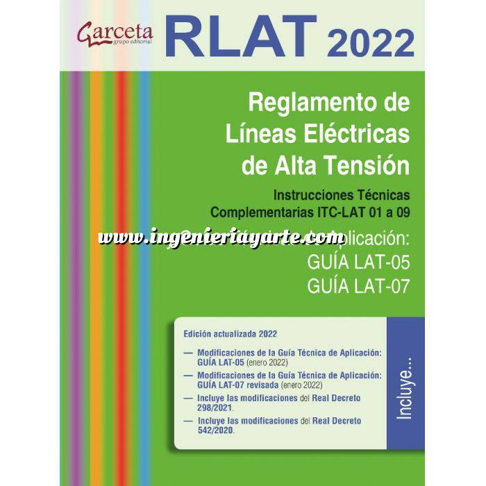 Imagen Normativa instalaciones RLAT 2022. Reglamento de líneas eléctricas de alta tensión 