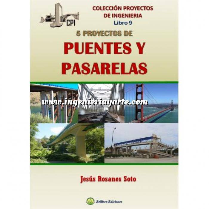 Imagen Puentes y pasarelas Cinco proyectos de puentes y pasarelas.Colección Proyectos de Ingeniería libro 9