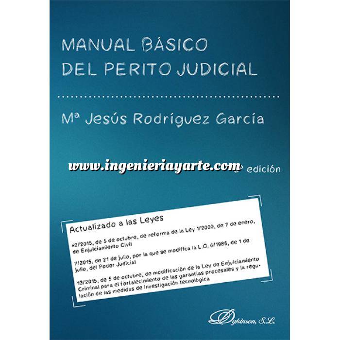 Imagen Tasaciones 
 Manual basico del perito judicial