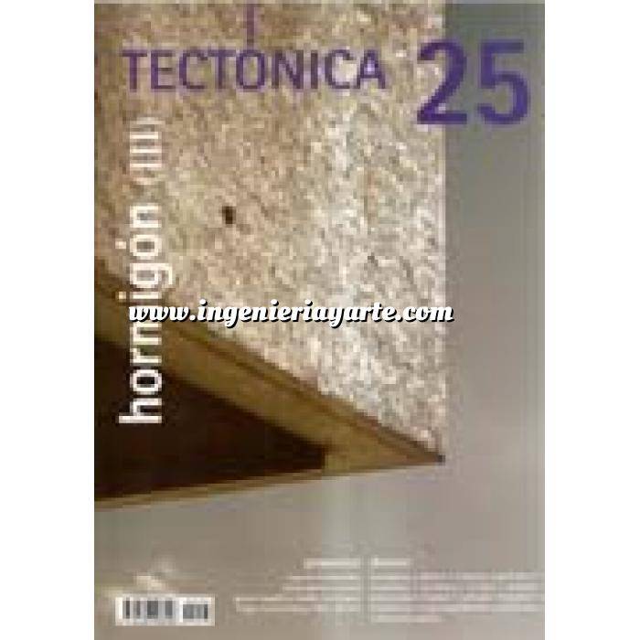 Imagen Tectónica
 Revista Tectónica Nº 25. Hormigón ( III )