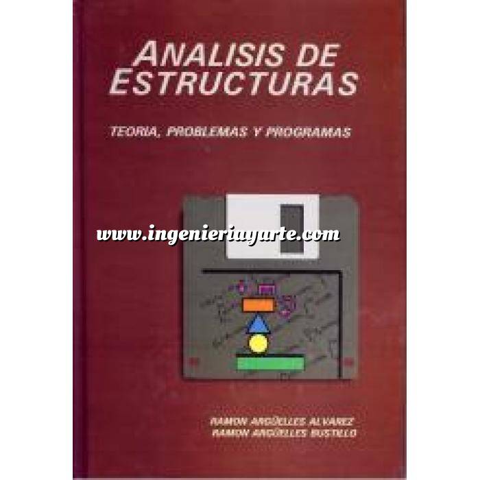 Imagen Teoría de estructuras Análisis de estructuras,teoria  problemas y programas incluye diskette