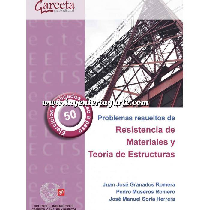 Imagen Teoría de estructuras Problemas Resueltos de Resistencia de Materiales y Teoría de Estructuras 