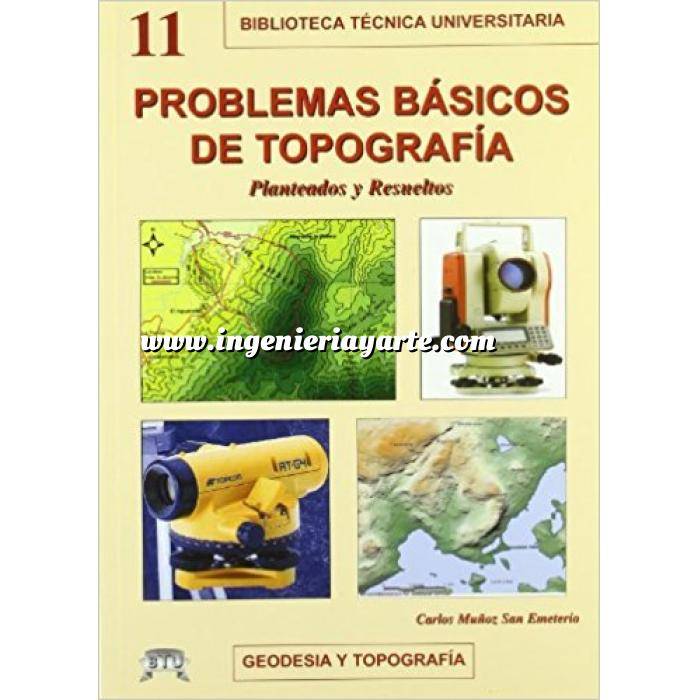 Imagen Topografía
 Problemas básicos de topografía : Planteados y resueltos 