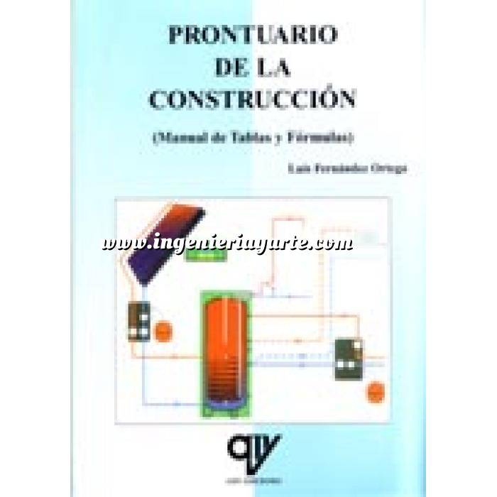 Imagen Tratados
 Prontuario de la construcción .Manual de tablas y fórmulas 