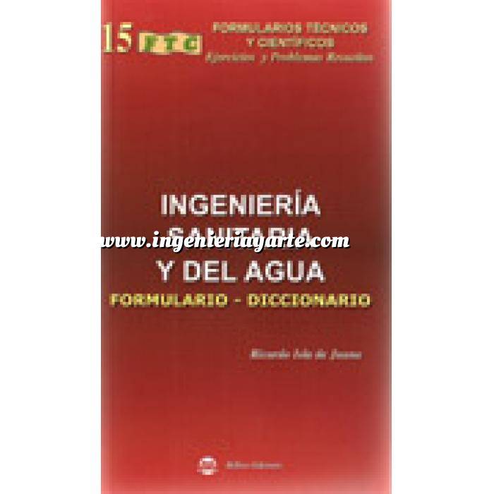 Imagen Tuberías Ingenieria sanitaria y del agua. formulario-diccionario