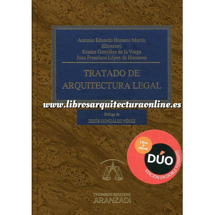 Imagen Derecho urbanístico y política del suelo
 Tratado de arquitectura legal