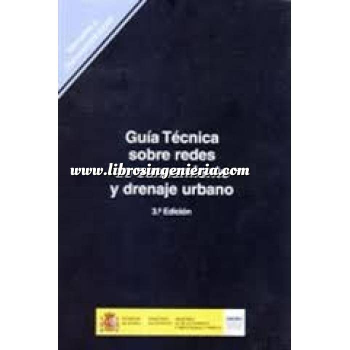 Imagen Abastecimiento de aguas y alcantarillado Guía técnica sobre redes de saneamiento y drenaje urbano