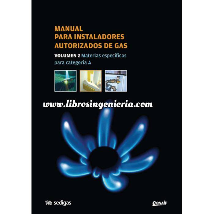 Imagen Gas Manual para instaladores autorizados de gas. Tomo 2. Materias específicas para categoría A 