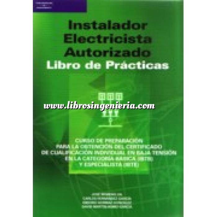 Libros Ingenieria Tienda Online Instalaciones Instalaciones Electricas De Baja Tension Instalador Electricista Autorizado