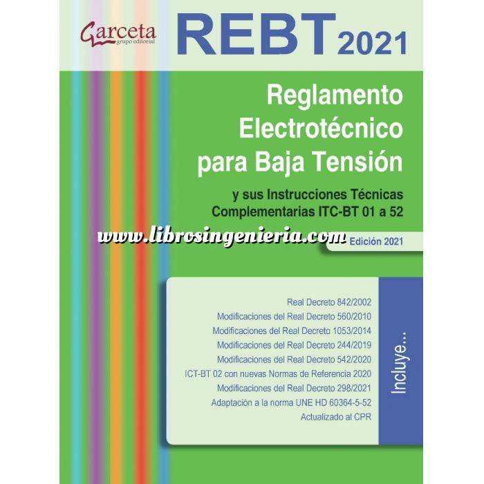 Imagen Normativa instalaciones REBT 2021. Reglamento Electrotécnico para baja tensión