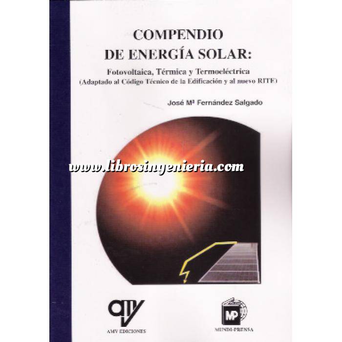 Imagen Solar fotovoltaica Compendio de energía solar: Fotovoltaica, Térmica y Termoeléctrica