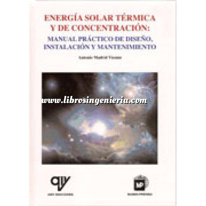 Imagen Solar térmica Energía solar témica y de concentración manual practico de diseño de instalacióny mantenimiento