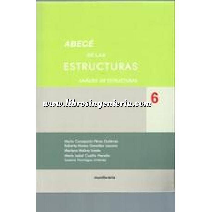 Imagen Teoría de estructuras Abecé de las estructuras.Anáisis de estructuras 