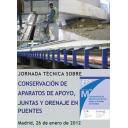 Puentes y pasarelas - Conservación de aparatos de apoyo, juntas y drenaje en puentes 