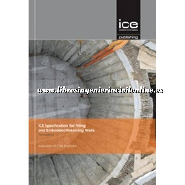 Imagen Cimentaciones
 ICE Specification for Piling and Embedded Retaining Walls