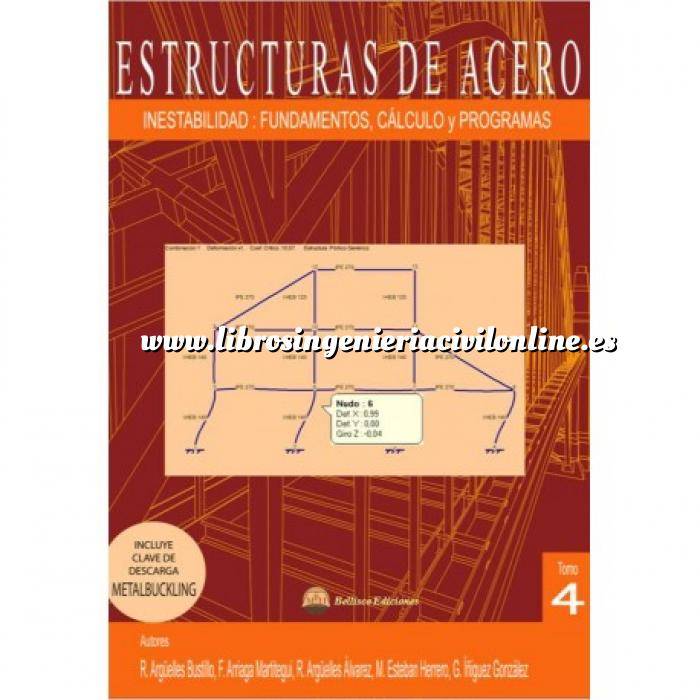 Imagen Estructuras de acero Estructuras de Acero 4. Inestabilidad Fundamentos, Cálculo y Programa