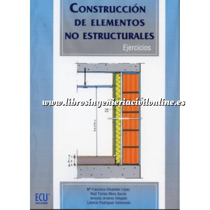 Imagen Estructuras de hormigón Construcción de elementos no estructurales. Ejercicios