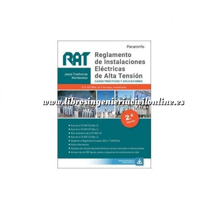 Imagen Instalaciones eléctricas de alta tensión RAT. Reglamento de Instalaciones Eléctricas de Alta Tensión. Casos prácticos y aplicaciones 