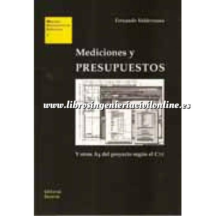 Imagen Mediciones, presupuestación y cuadros de precios Mediciones y presupuestos : y otros A4 del proyecto según el CTE 