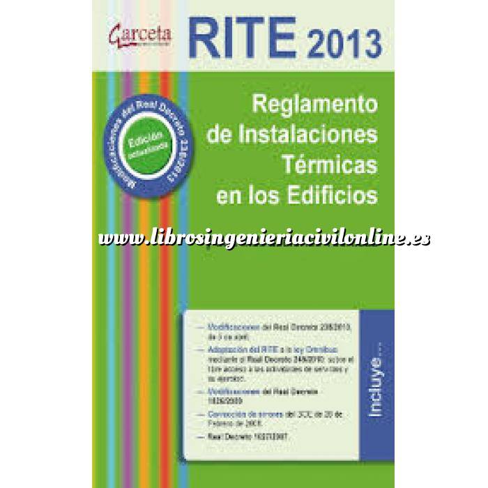 Imagen Normativa instalaciones RITE 2013. Reglamento de Instalaciones Térmicas