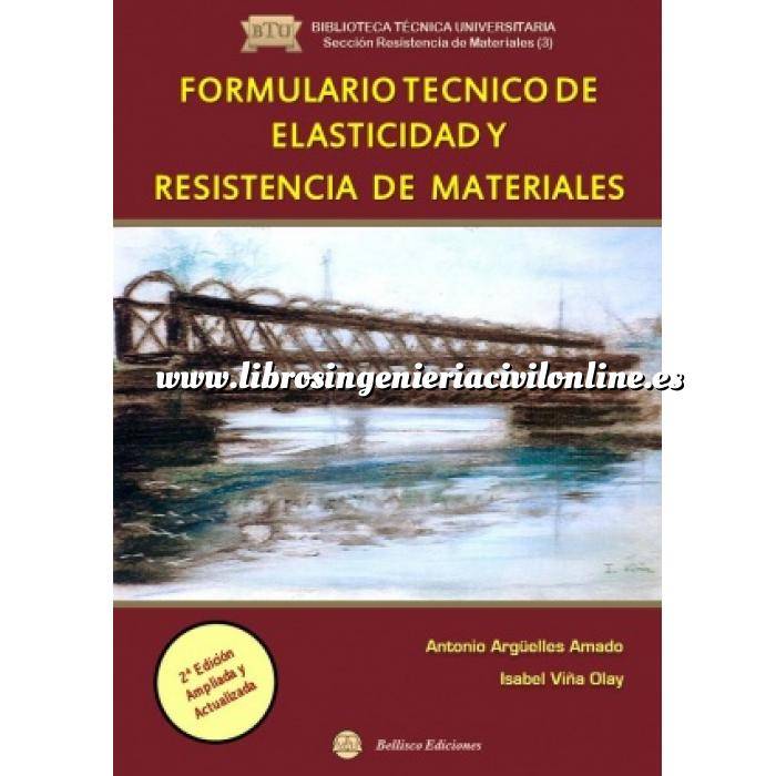 Imagen Resistencia de materiales
 Formulario técnico de elasticidad y resistencia de materiales