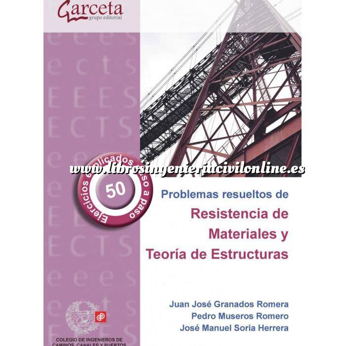 Imagen Teoría de estructuras Problemas Resueltos de Resistencia de Materiales y Teoría de Estructuras 