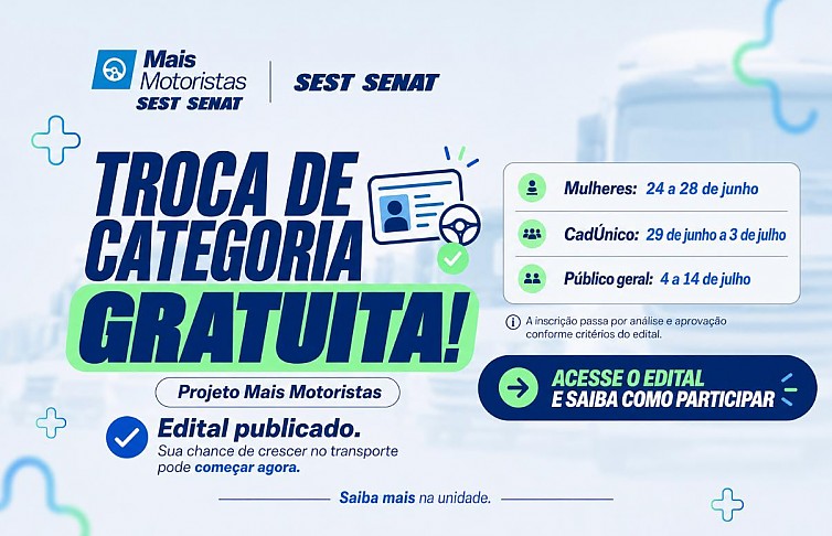 Prefeitura de Primavera do Leste apoia projeto que oferece formação gratuita para motoristas profissionais