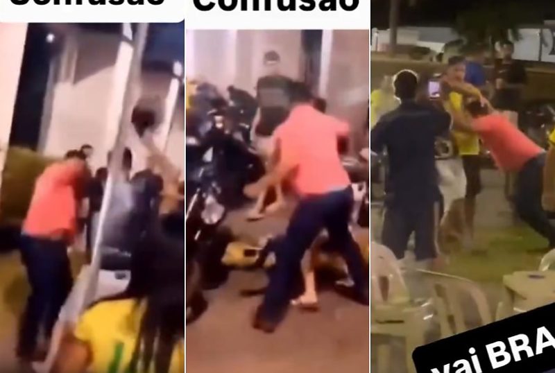 DERROTA DO BRASIL NA COPA TERMINA EM PANCADARIA EM CONVENIÊNCIA DE PRIMAVERA DO LESTE