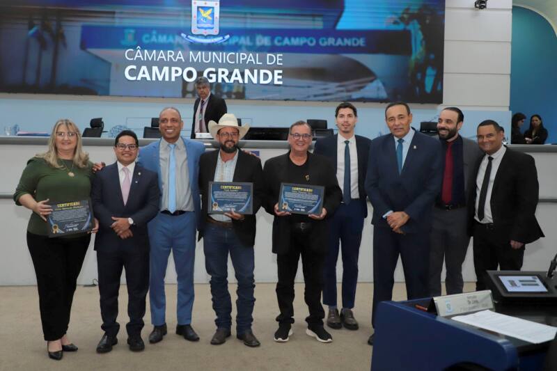 Paulinho da Tabacaria é homenageado na Câmara de Campo Grande