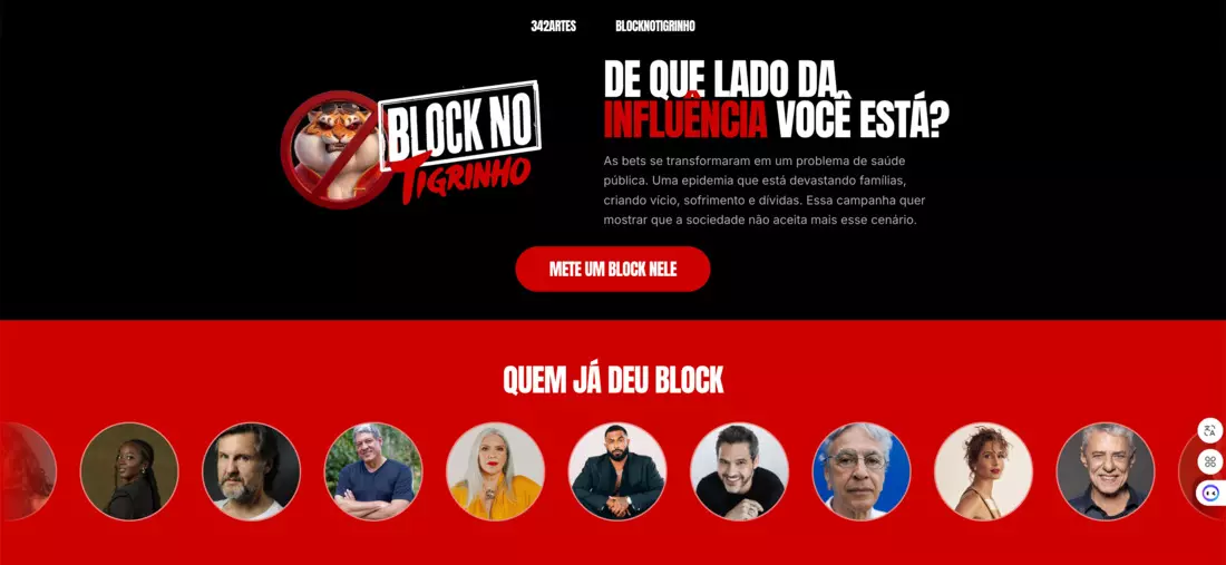 Campanha contra bets reúne grandes artistas