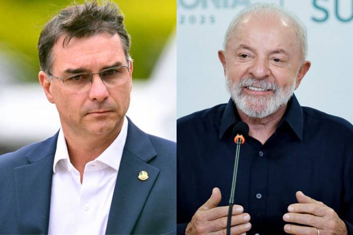 Após áudio: Atlas/Bloomberg mostra Lula com 48,9% e Flávio Bolsonaro 41,8%, no 2º turno