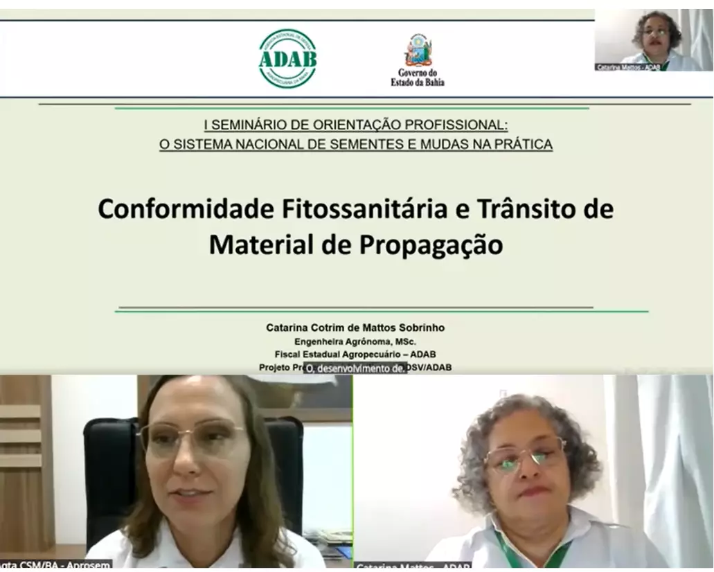 Comissão de Sementes e Mudas da Bahia reúne especialistas e fortalece formação técnica de estudantes das Ciências Agrárias em seminário sobre o SNSM