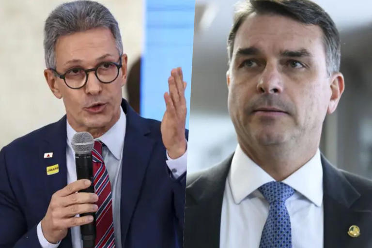 Zema desce a lenha em Flávio Bolsonaro e mete o dedo: 