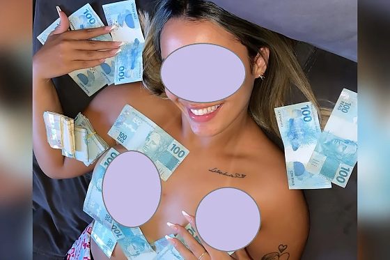 Juíza mantém prisão de “peladona das notas de R$ 100” por estelionato