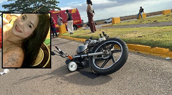 Na garupa, mulher morre após batida com caminhão em MT