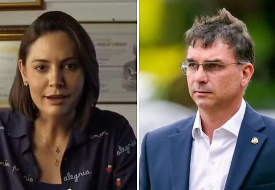 Em vídeos, Michelle expõe 'racha' com Flávio e provoca crise em pré-campanha