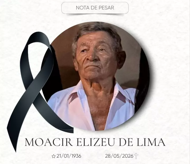 Nota de Pesar: Morre Moacir Elizeu de Lima, pioneiro de Monte Negro