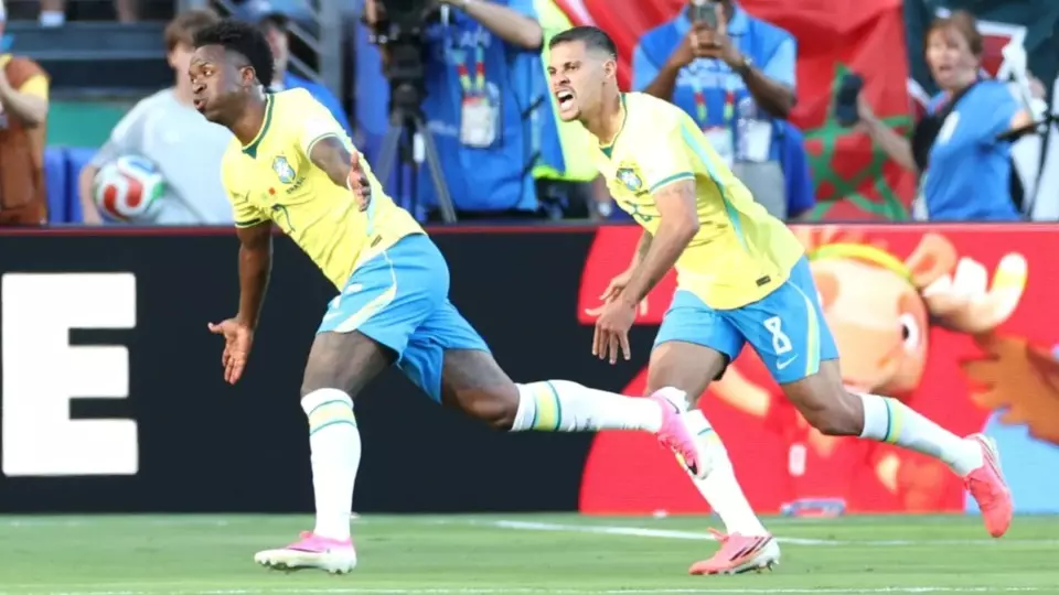 Vini Jr. marca golaço, mas Brasil só empata com Marrocos na estreia da Copa