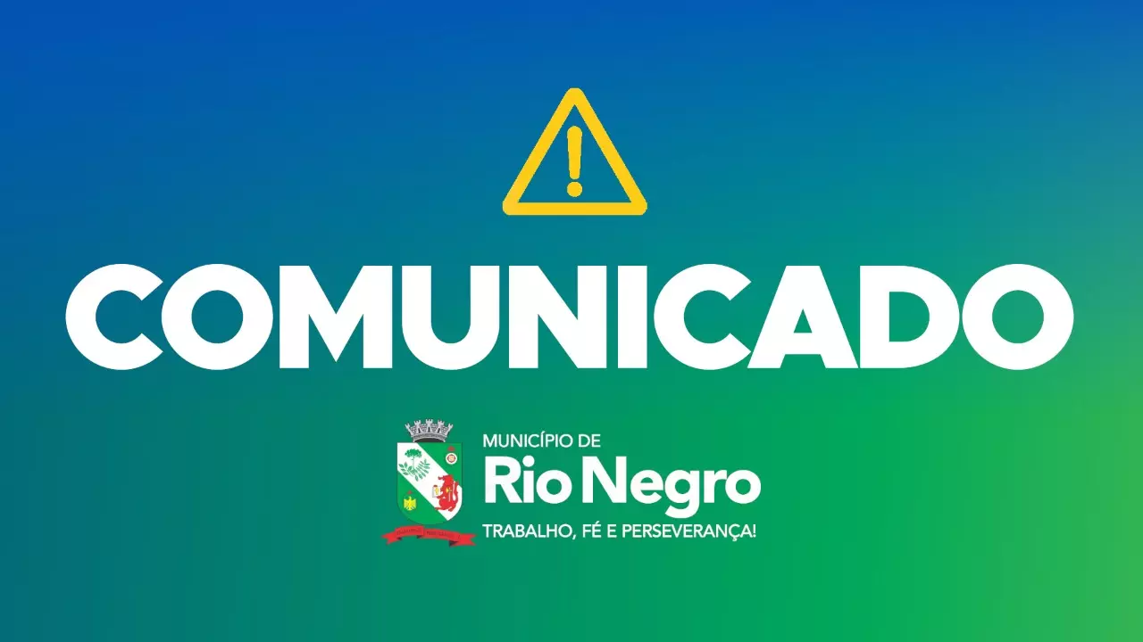 Unidades de saúde de Rio Negro terão horário diferenciado de atendimento nesta sexta-feira (10)
