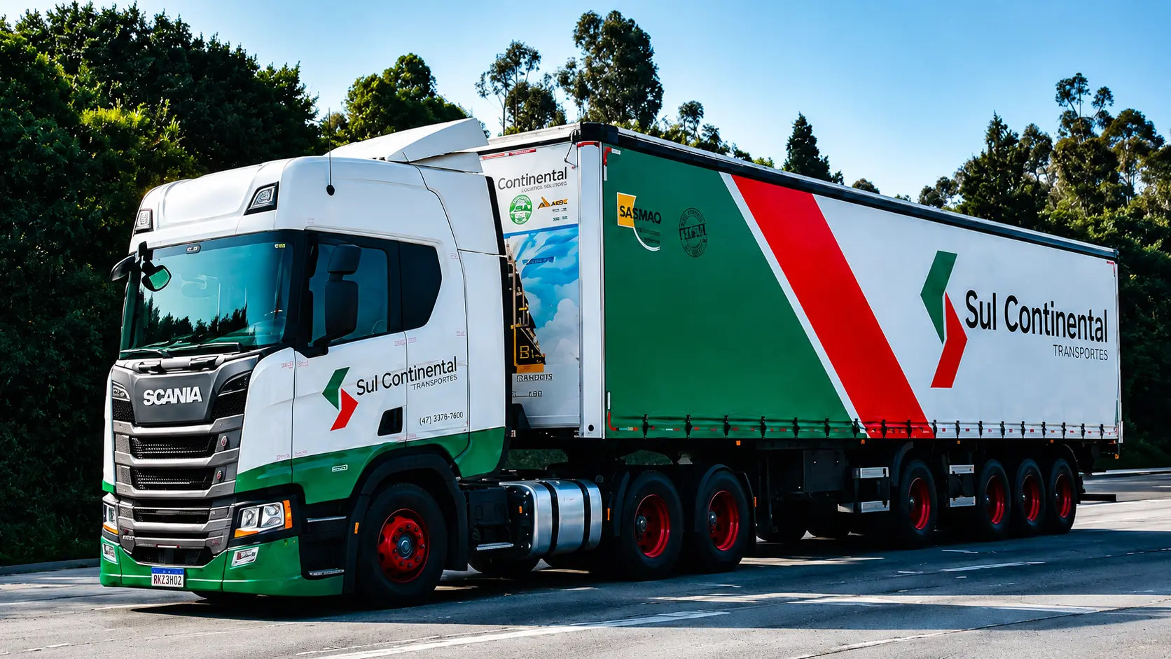 Sul Continental Transportes anuncia vagas para motoristas em todo o Brasil